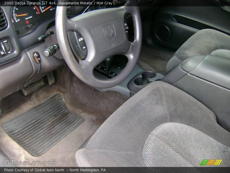 Aquamarine Metallic / Mist Gray 2000 Dodge Durango SLT 4x4