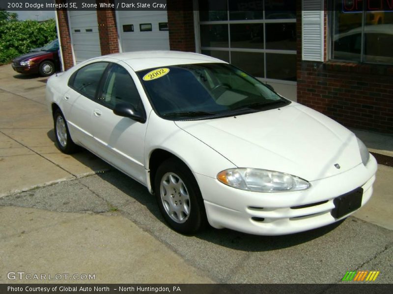 Stone White / Dark Slate Gray 2002 Dodge Intrepid SE