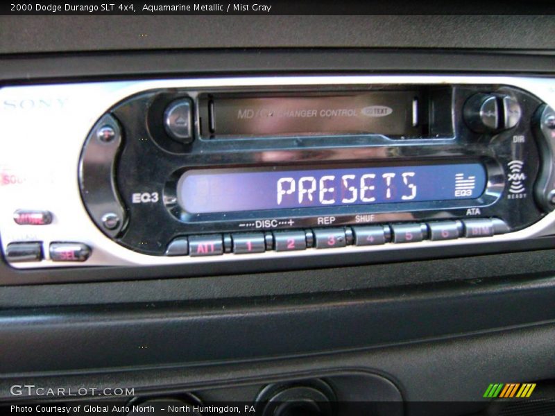 Aquamarine Metallic / Mist Gray 2000 Dodge Durango SLT 4x4