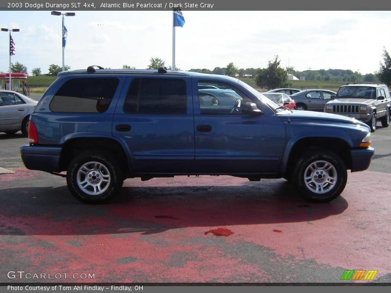 Atlantic Blue Pearlcoat / Dark Slate Gray 2003 Dodge Durango SLT 4x4