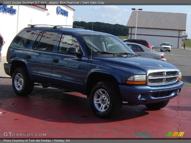 Atlantic Blue Pearlcoat / Dark Slate Gray 2003 Dodge Durango SLT 4x4