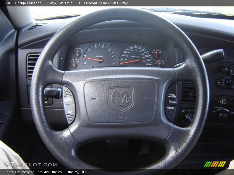 Atlantic Blue Pearlcoat / Dark Slate Gray 2003 Dodge Durango SLT 4x4