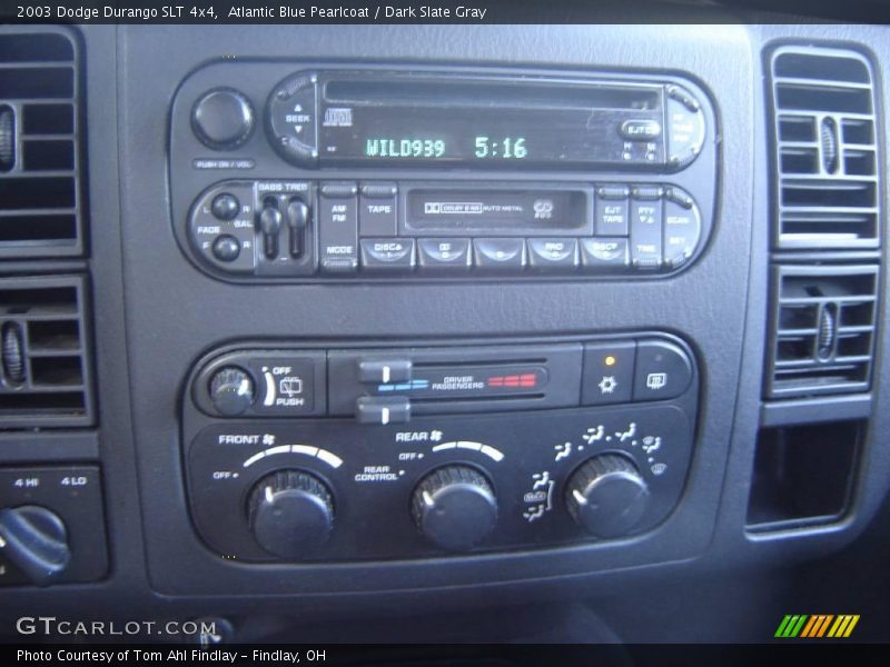 Atlantic Blue Pearlcoat / Dark Slate Gray 2003 Dodge Durango SLT 4x4