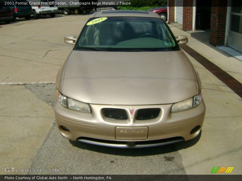 Champagne Beige Metallic / Taupe 2001 Pontiac Grand Prix GT Sedan