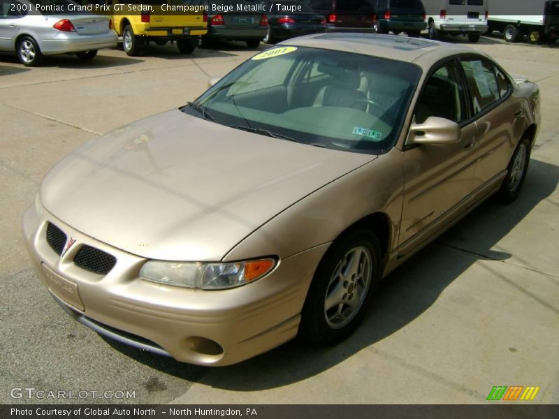 Champagne Beige Metallic / Taupe 2001 Pontiac Grand Prix GT Sedan