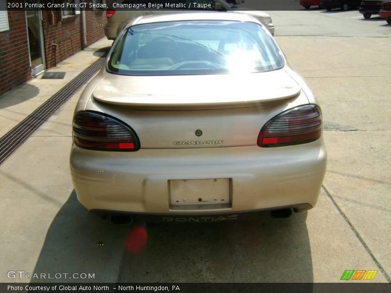 Champagne Beige Metallic / Taupe 2001 Pontiac Grand Prix GT Sedan