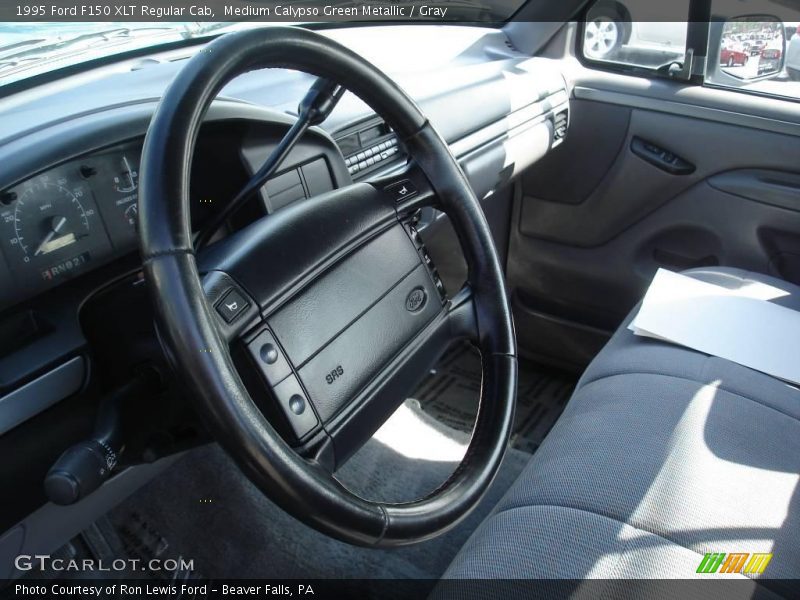  1995 F150 XLT Regular Cab Gray Interior