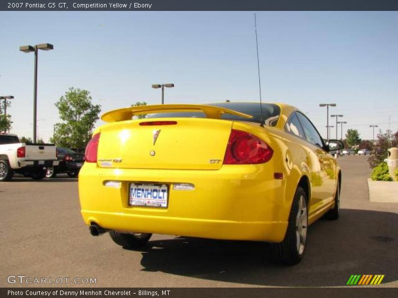 Competition Yellow / Ebony 2007 Pontiac G5 GT