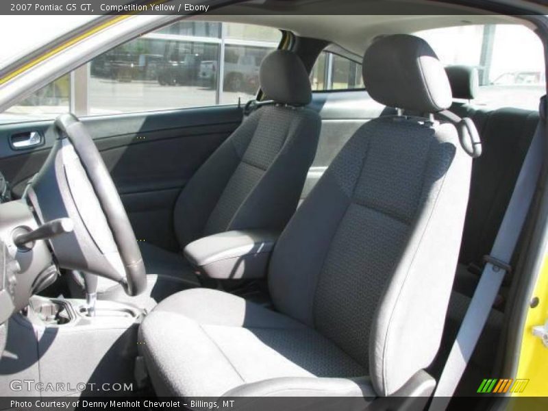 Competition Yellow / Ebony 2007 Pontiac G5 GT