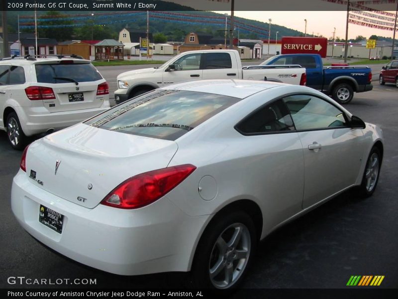 Summit White / Ebony 2009 Pontiac G6 GT Coupe
