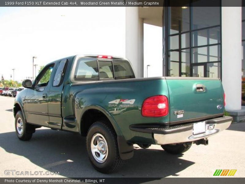 Woodland Green Metallic / Medium Graphite 1999 Ford F150 XLT Extended Cab 4x4