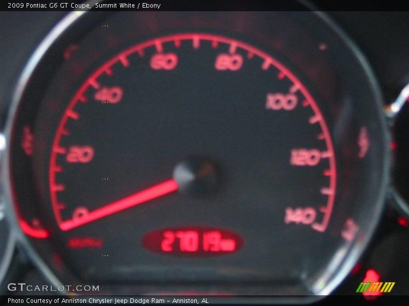 Summit White / Ebony 2009 Pontiac G6 GT Coupe