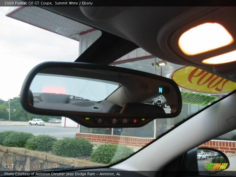Summit White / Ebony 2009 Pontiac G6 GT Coupe