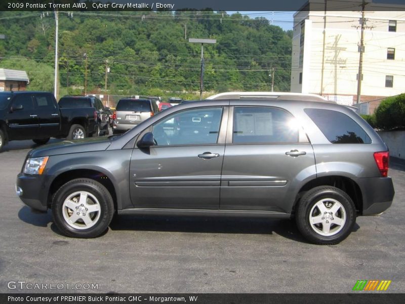 Cyber Gray Metallic / Ebony 2009 Pontiac Torrent AWD