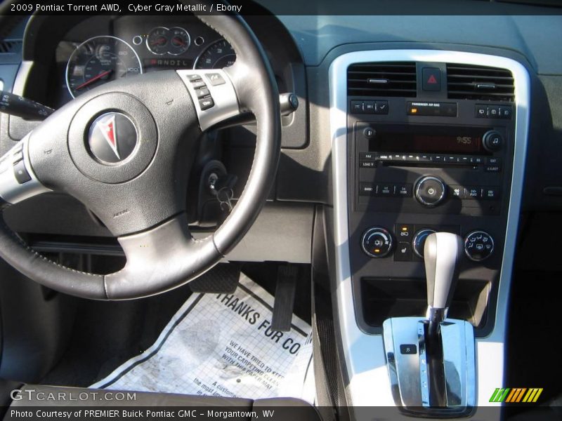 Cyber Gray Metallic / Ebony 2009 Pontiac Torrent AWD