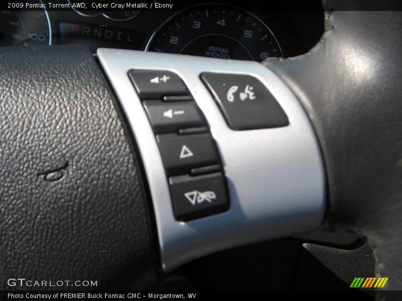 Cyber Gray Metallic / Ebony 2009 Pontiac Torrent AWD