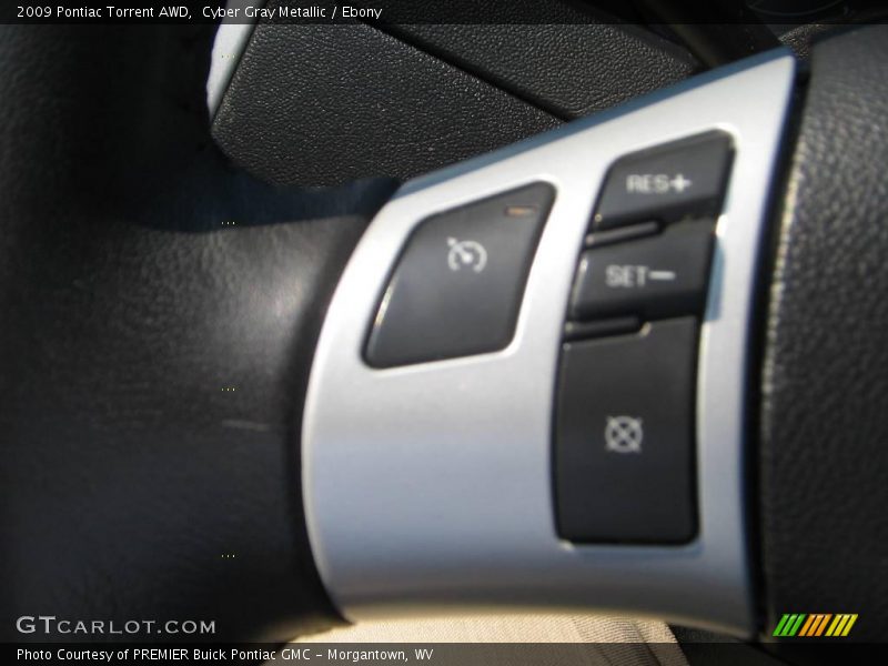 Cyber Gray Metallic / Ebony 2009 Pontiac Torrent AWD