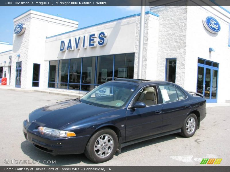 Midnight Blue Metallic / Neutral 2000 Oldsmobile Intrigue GL