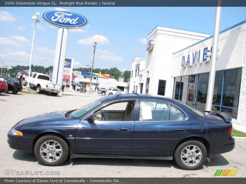 Midnight Blue Metallic / Neutral 2000 Oldsmobile Intrigue GL