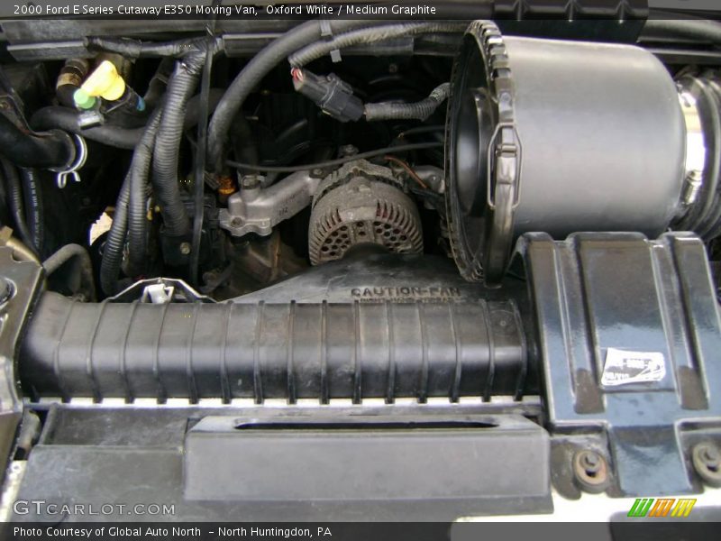 Oxford White / Medium Graphite 2000 Ford E Series Cutaway E350 Moving Van