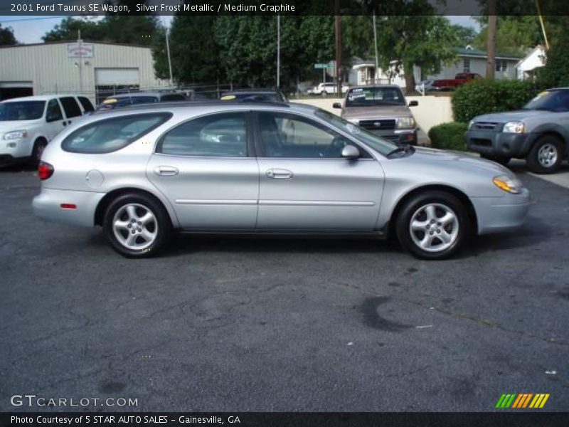 Silver Frost Metallic / Medium Graphite 2001 Ford Taurus SE Wagon