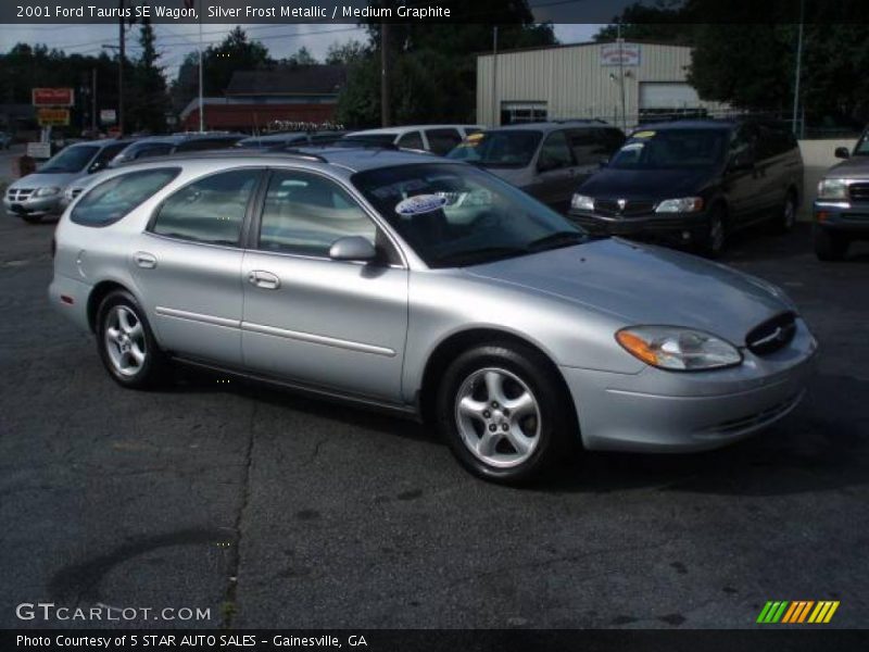 Silver Frost Metallic / Medium Graphite 2001 Ford Taurus SE Wagon
