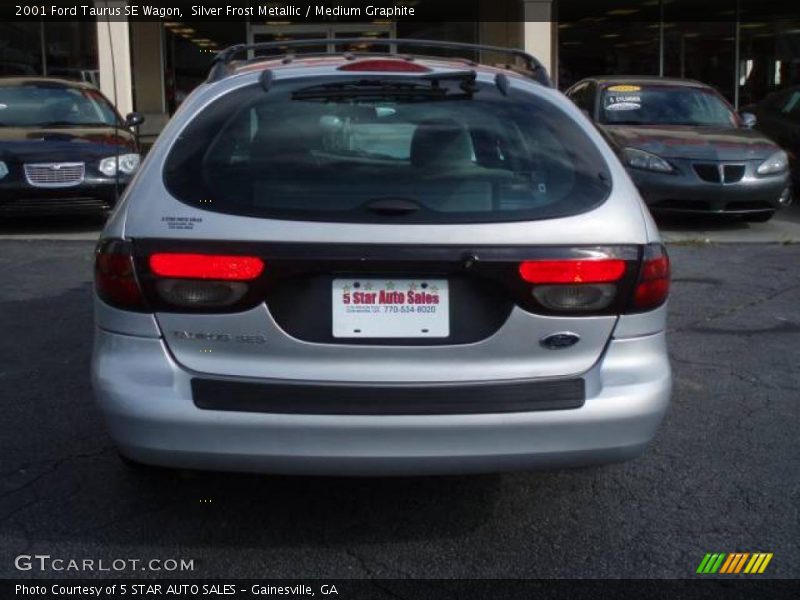 Silver Frost Metallic / Medium Graphite 2001 Ford Taurus SE Wagon