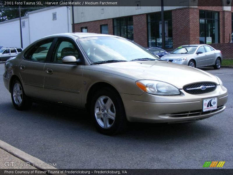 Harvest Gold Metallic / Medium Parchment 2001 Ford Taurus SEL
