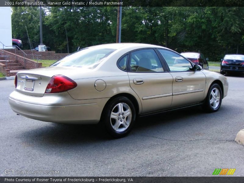 Harvest Gold Metallic / Medium Parchment 2001 Ford Taurus SEL