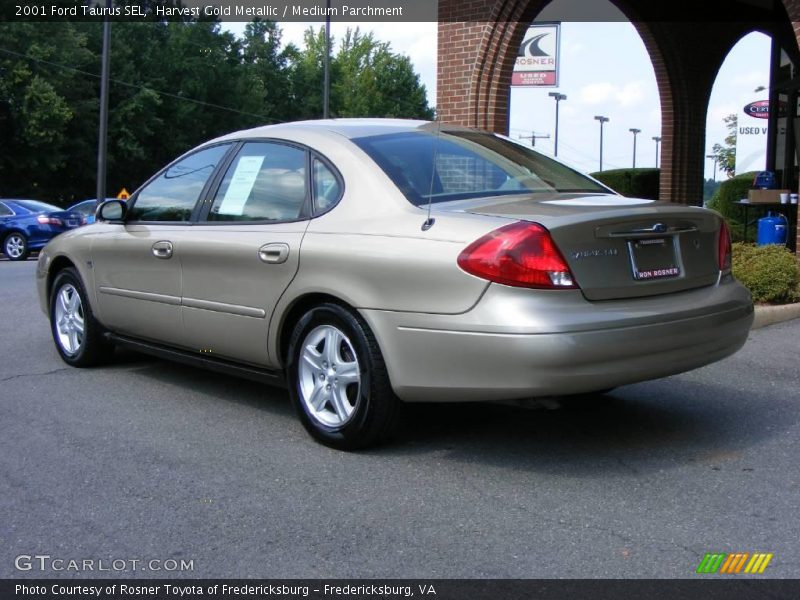 Harvest Gold Metallic / Medium Parchment 2001 Ford Taurus SEL