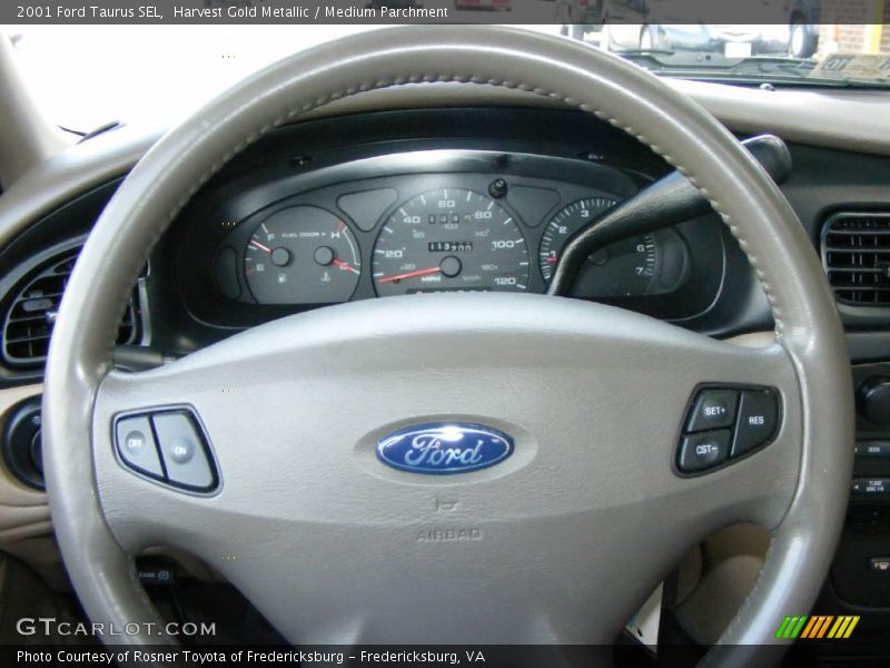 Harvest Gold Metallic / Medium Parchment 2001 Ford Taurus SEL