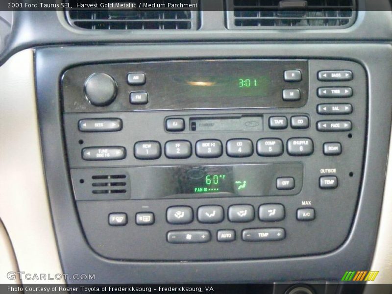 Harvest Gold Metallic / Medium Parchment 2001 Ford Taurus SEL