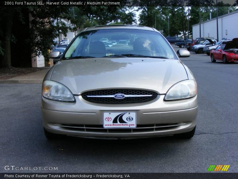 Harvest Gold Metallic / Medium Parchment 2001 Ford Taurus SEL