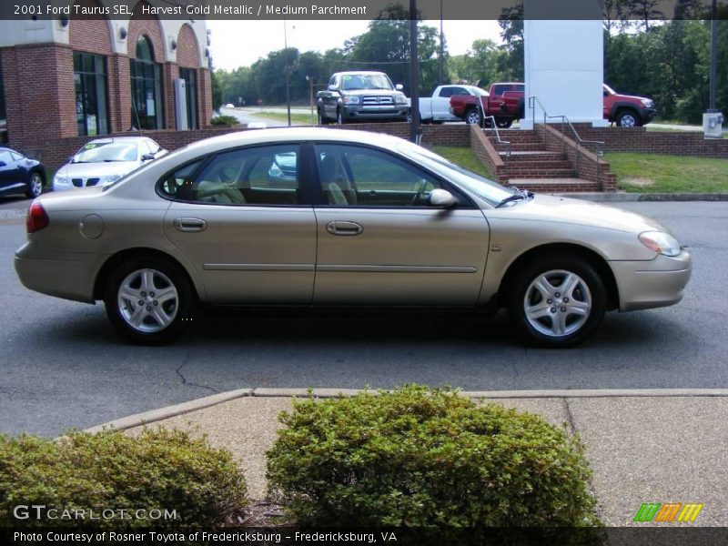 Harvest Gold Metallic / Medium Parchment 2001 Ford Taurus SEL