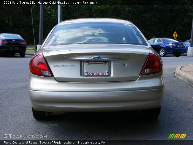 Harvest Gold Metallic / Medium Parchment 2001 Ford Taurus SEL