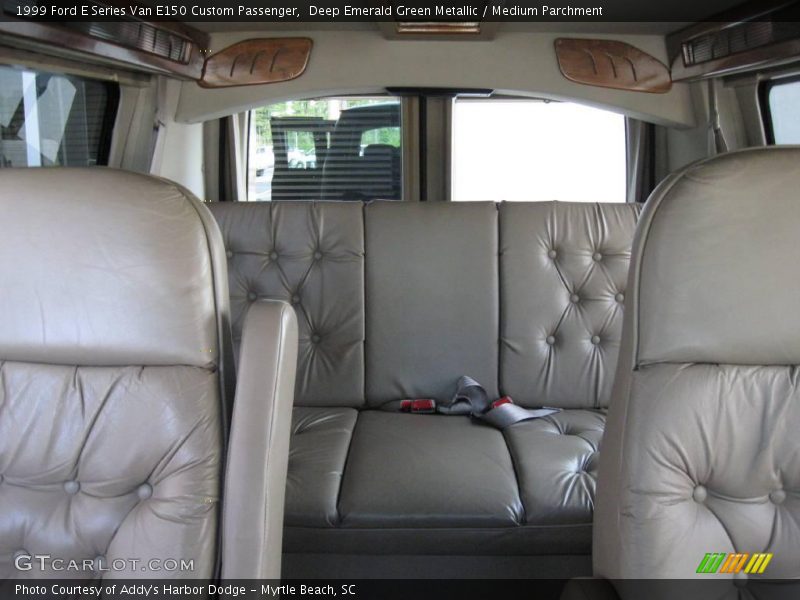Deep Emerald Green Metallic / Medium Parchment 1999 Ford E Series Van E150 Custom Passenger