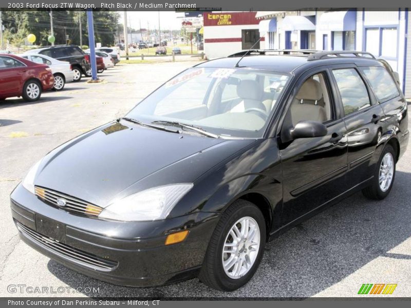 Pitch Black / Medium Parchment 2003 Ford Focus ZTW Wagon