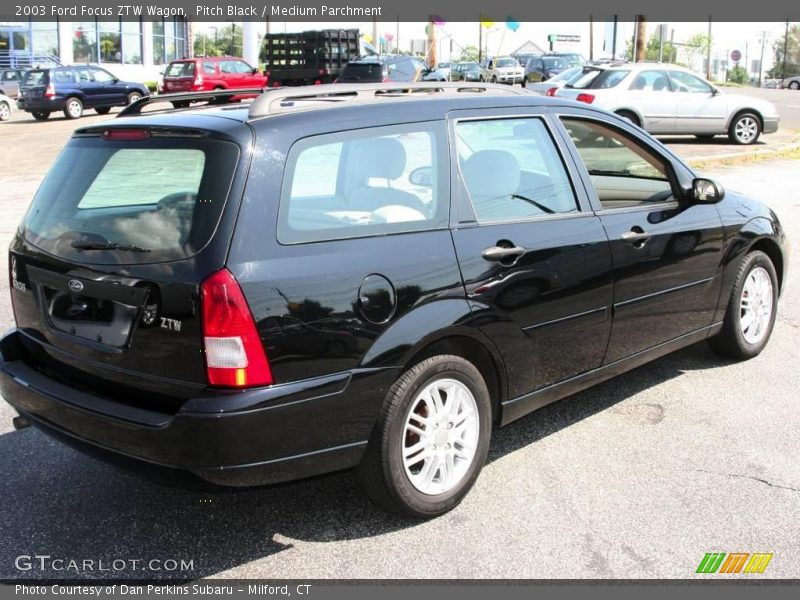 Pitch Black / Medium Parchment 2003 Ford Focus ZTW Wagon