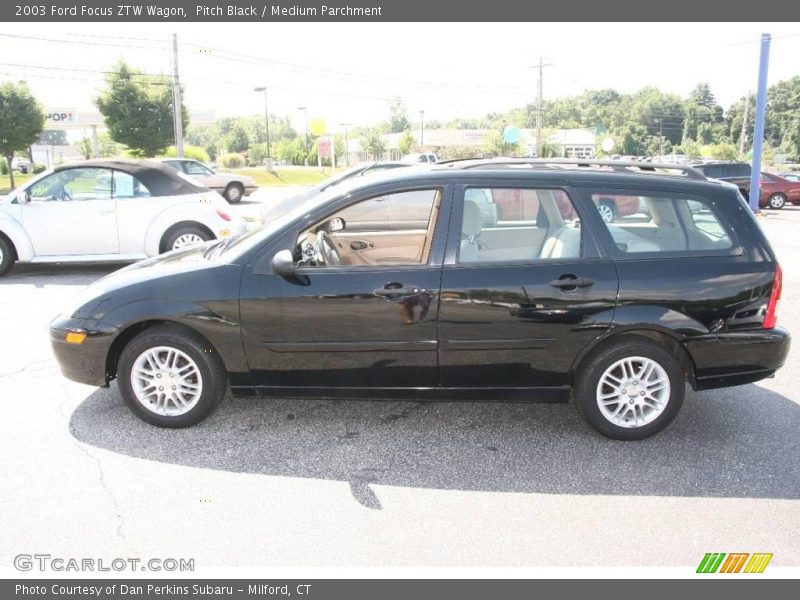 Pitch Black / Medium Parchment 2003 Ford Focus ZTW Wagon