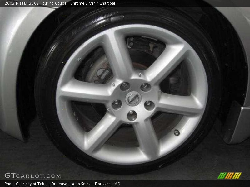 Chrome Silver / Charcoal 2003 Nissan 350Z Touring Coupe