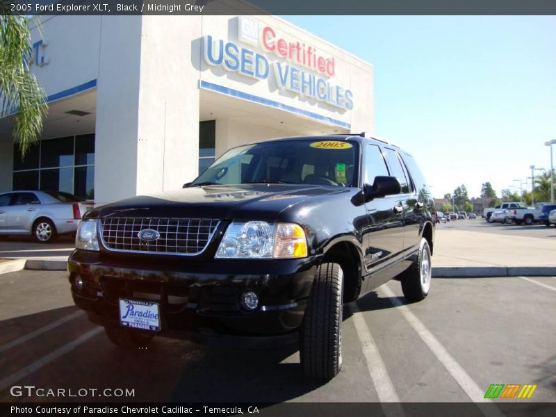 Black / Midnight Grey 2005 Ford Explorer XLT
