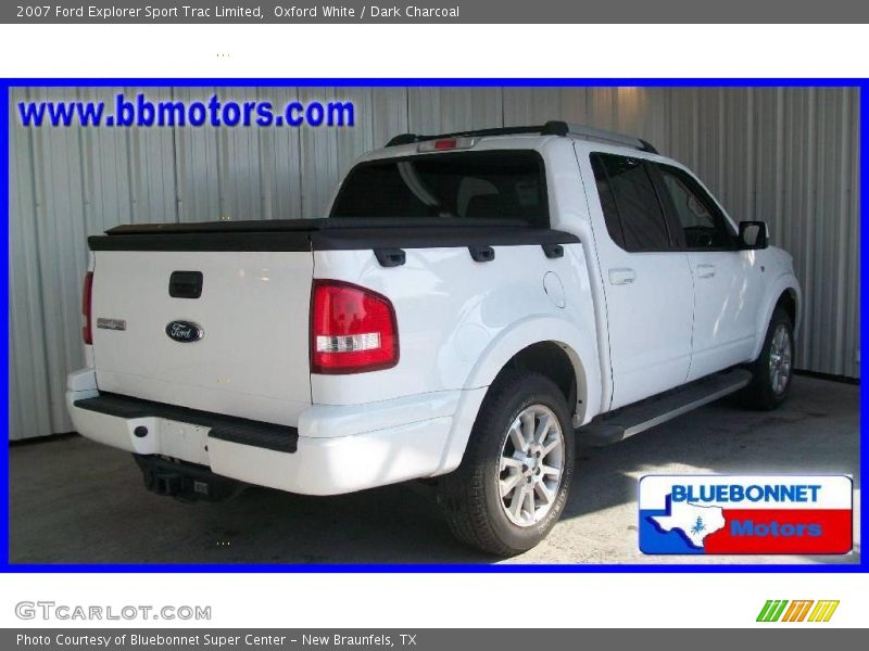 Oxford White / Dark Charcoal 2007 Ford Explorer Sport Trac Limited