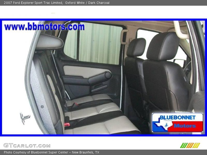Oxford White / Dark Charcoal 2007 Ford Explorer Sport Trac Limited