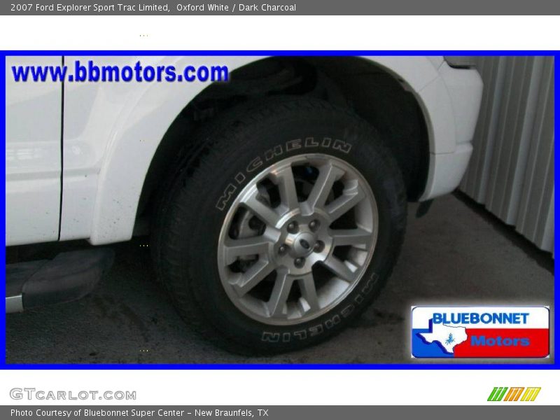 Oxford White / Dark Charcoal 2007 Ford Explorer Sport Trac Limited