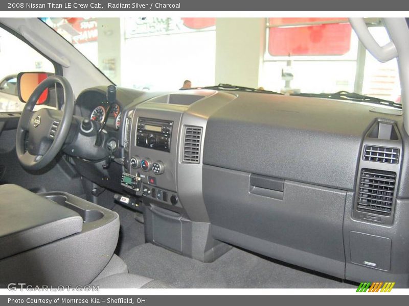 Radiant Silver / Charcoal 2008 Nissan Titan LE Crew Cab