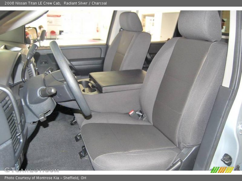 Radiant Silver / Charcoal 2008 Nissan Titan LE Crew Cab