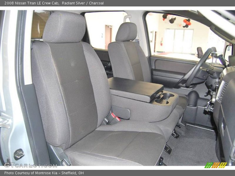 Radiant Silver / Charcoal 2008 Nissan Titan LE Crew Cab