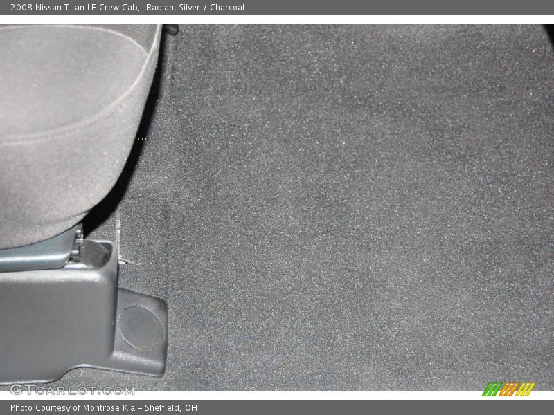 Radiant Silver / Charcoal 2008 Nissan Titan LE Crew Cab