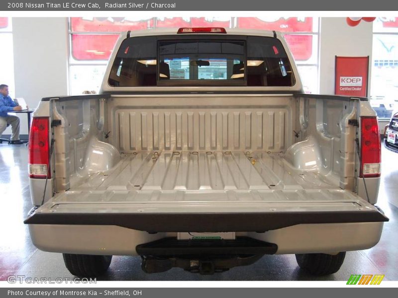 Radiant Silver / Charcoal 2008 Nissan Titan LE Crew Cab