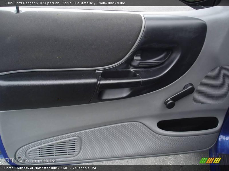 Sonic Blue Metallic / Ebony Black/Blue 2005 Ford Ranger STX SuperCab